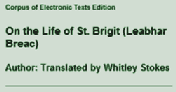 Life of St Brigit